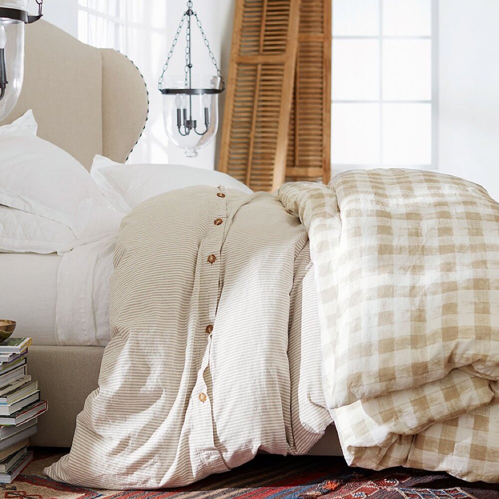 Rhett check pillow cover from Pottery Barn